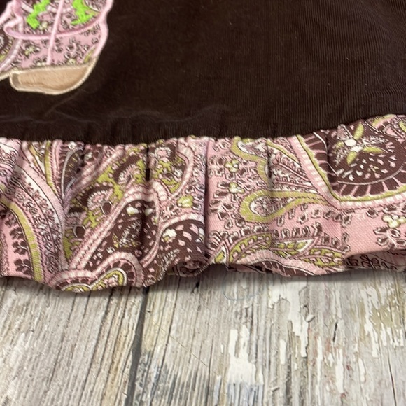 Nwt Ritzy Tots Western Boot Corduroy Dress - Picture 5 of 9